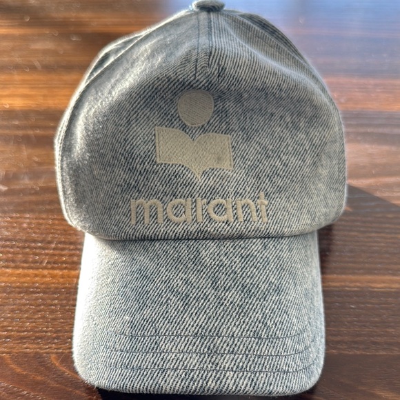 Isabel Marant Blue/Gray Denim Cap - Picture 1 of 3